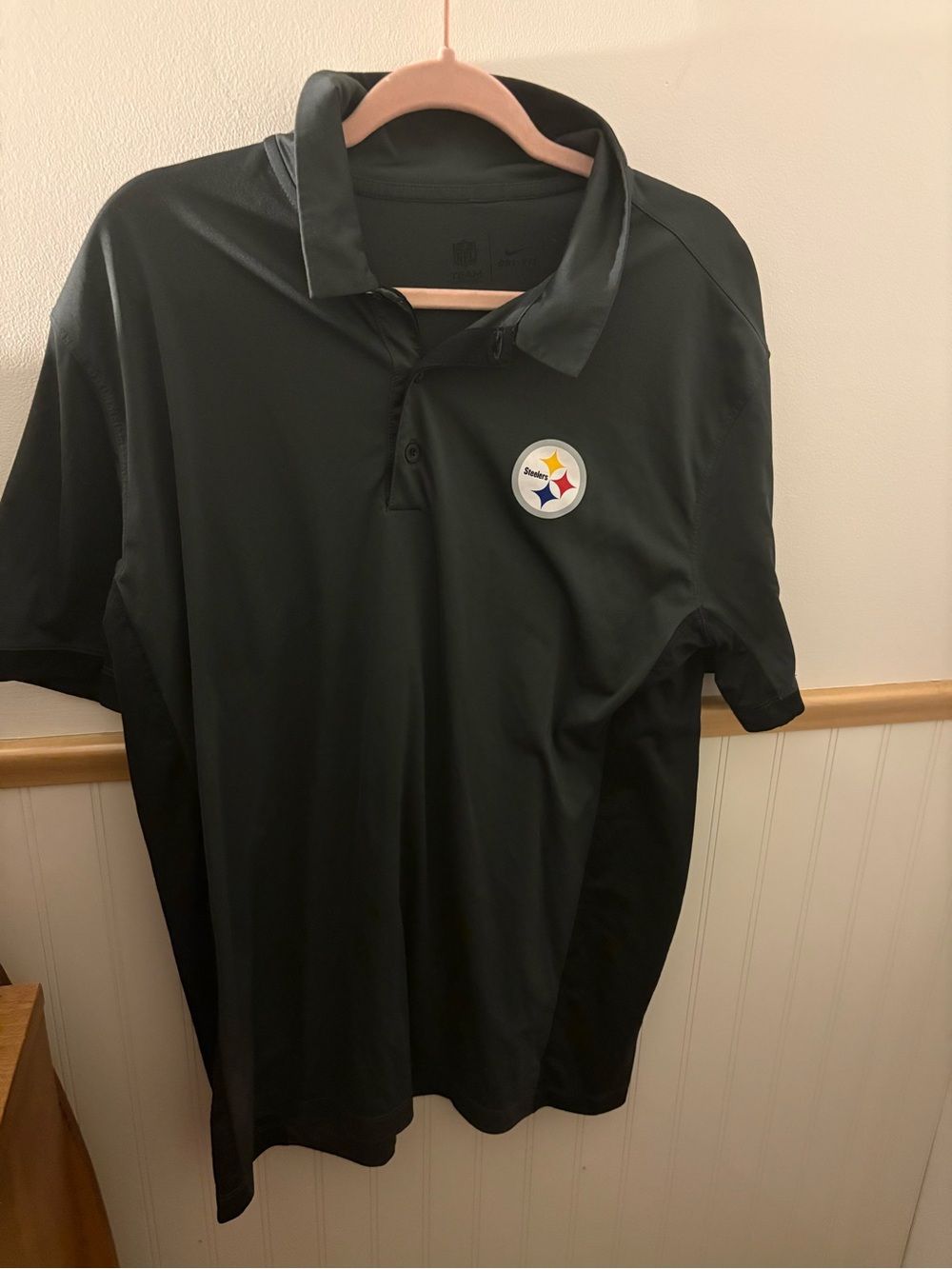 Nike Pittsburgh Steelers Black Performance Polo Men’s 2XL